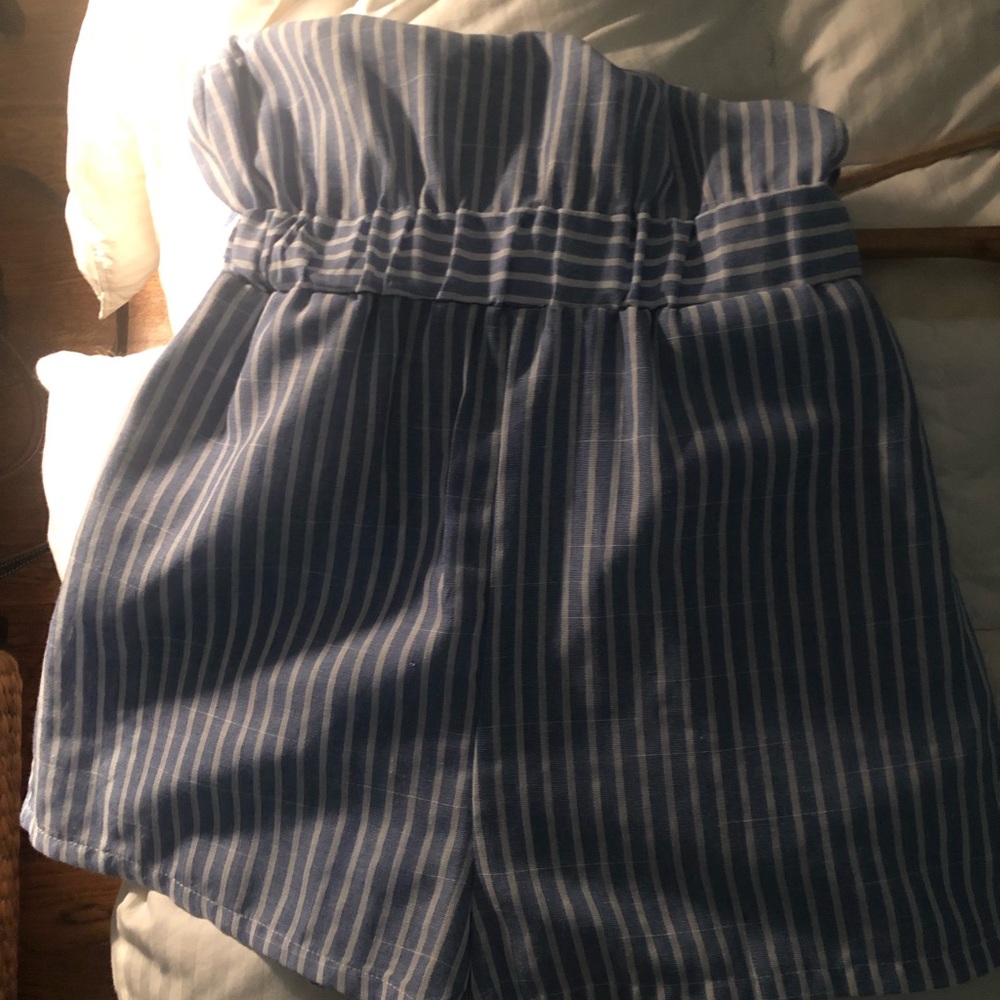 Romper in blue and white stripe - Picture 6 of 6